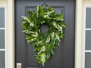 Lily of the Valley Cascading Wreath