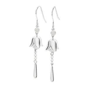 Lily of the Valley Earrings in Sterling Silver