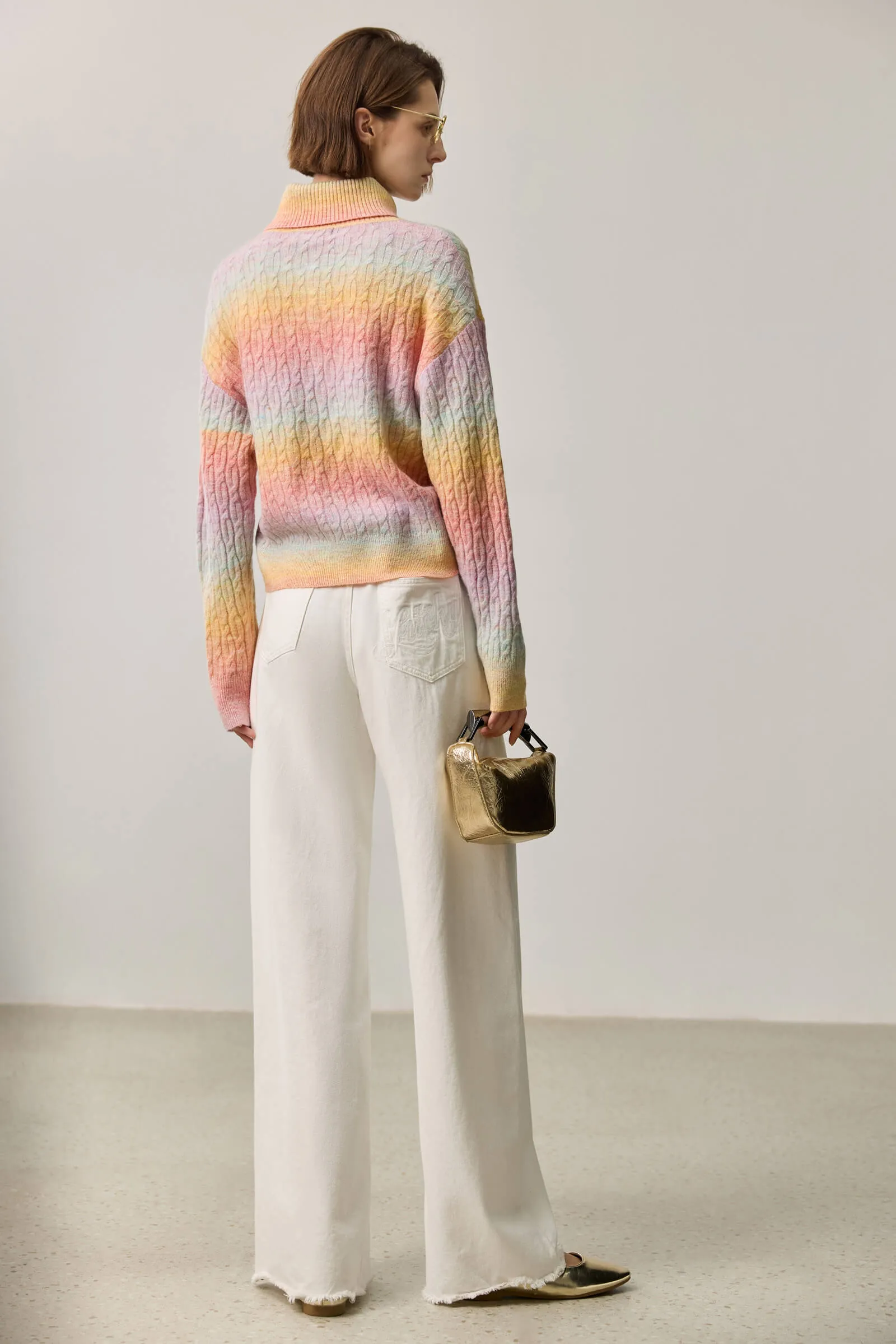 LILY Wool-Blend Striped Sweater