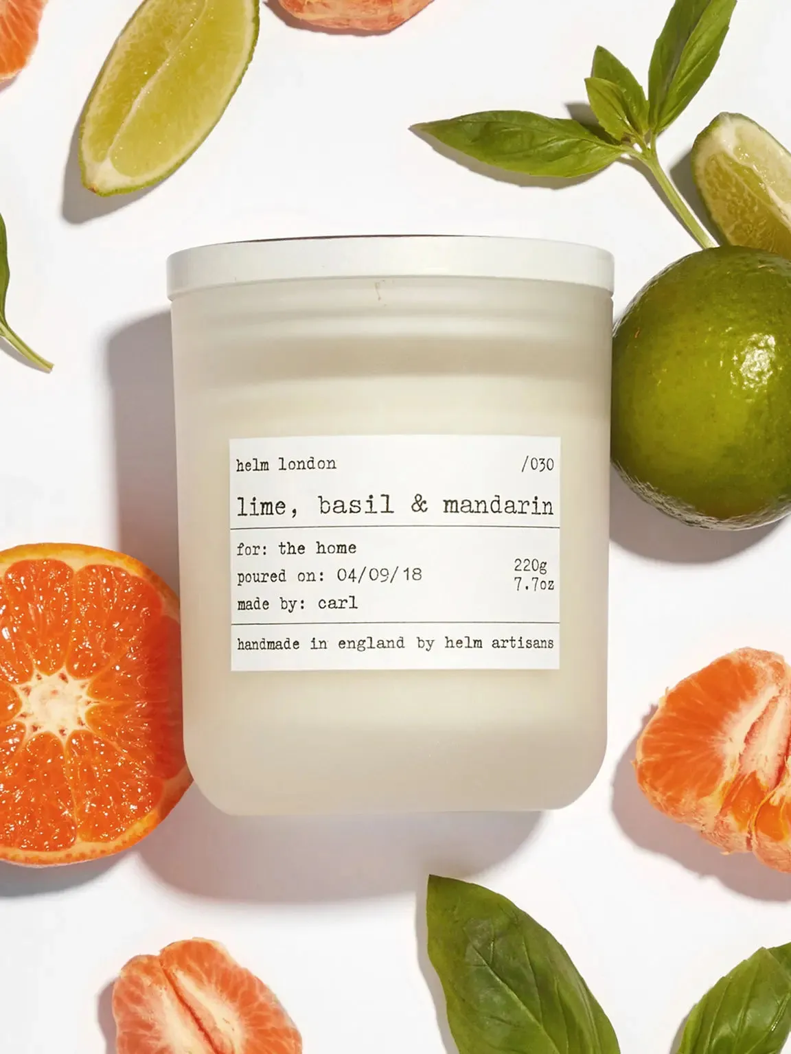 Lime Basil & Mandarin Luxury Candle