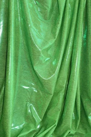 Lime Green Mystique Spandex Fabric Sample