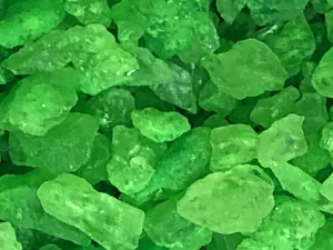 Lime Green Rock Candy Crystals