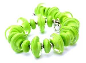 Lime Green Statement Bracelet