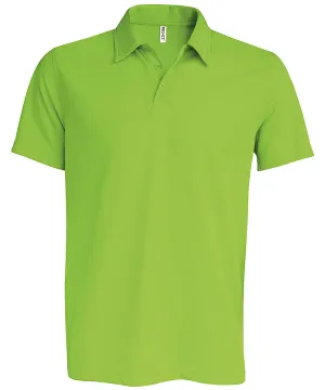 Lime - Men's short-sleeved polo shirt