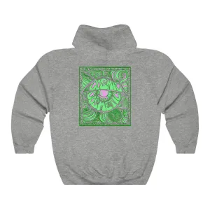 Limited Edition Cosmic Over Cosmetic Hooded Sweatshirt - Lilac Lizard