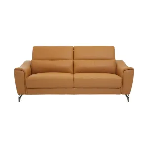 Lincoln 3-Seater Sofa – Tan Leather