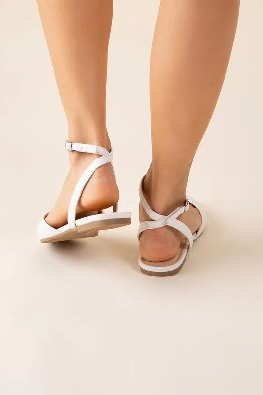 LINDEN Ankle Strap Flats