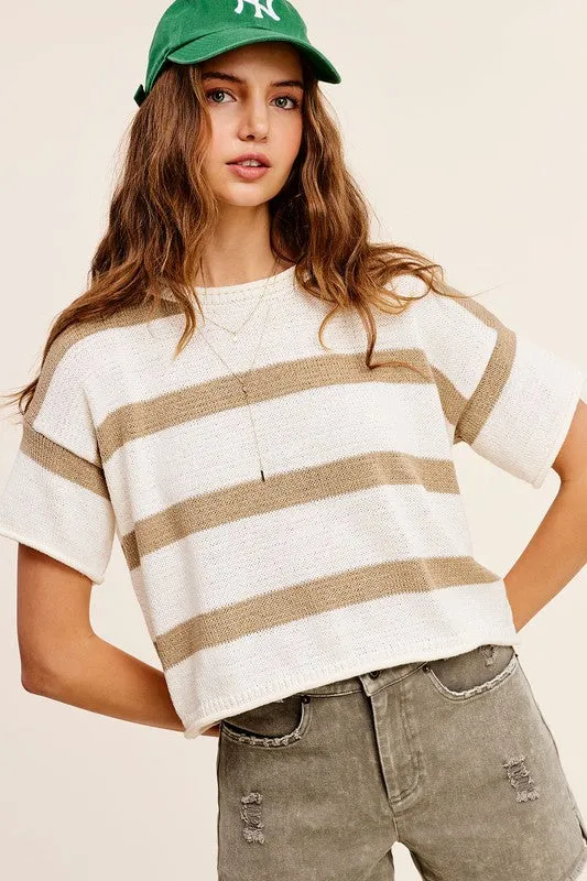 Lindsey Stripe Sweater Top