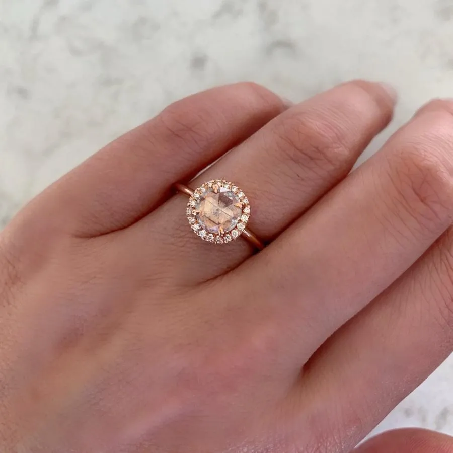 Lindy Rose Cut Diamond Ring