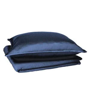 Linea Navy Coverlet Set by Ann Gish