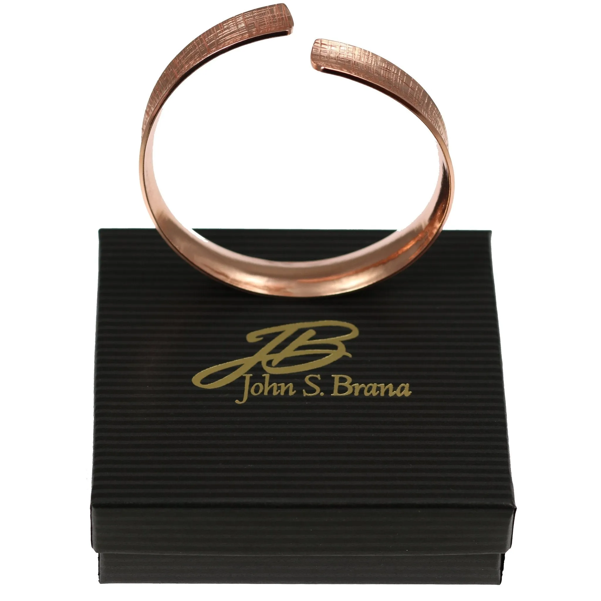 Linen Anticlastic Copper Bangle Bracelet