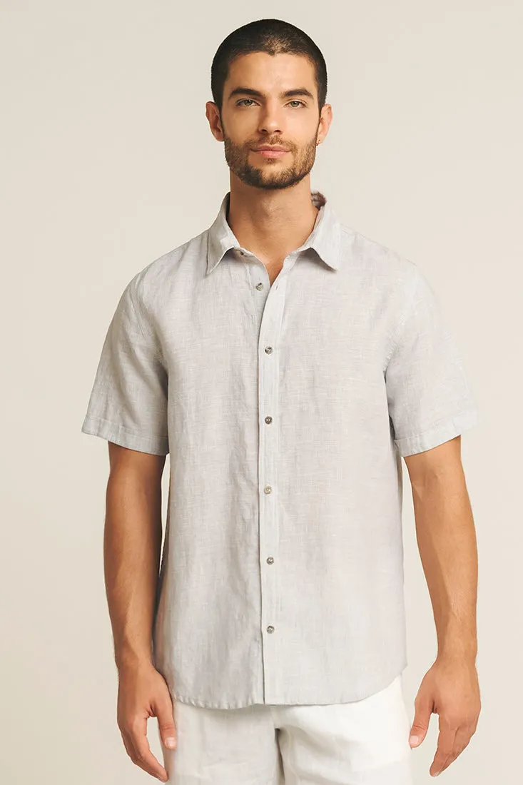 Linen blend shirt