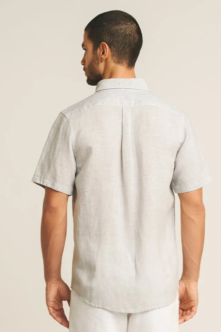 Linen blend shirt