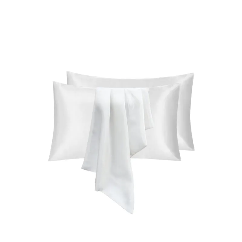 Linenova Silky Smooth Satin Standard Pillowcase 2 Pack