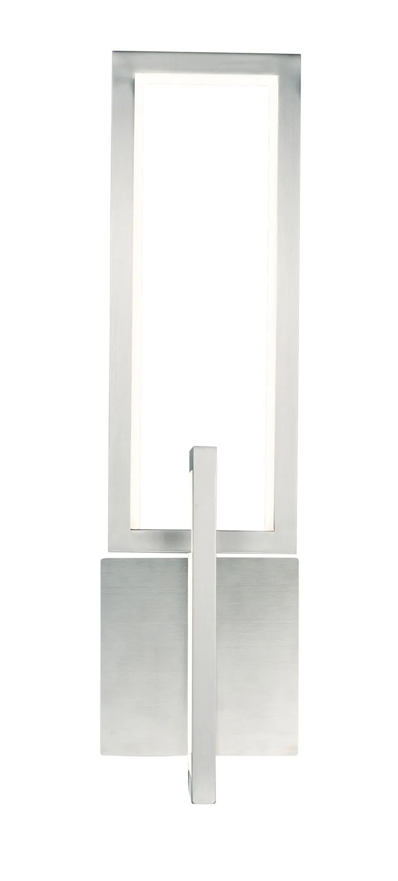 Link 20.25" 2 Light Wall Sconce in Satin Nickel