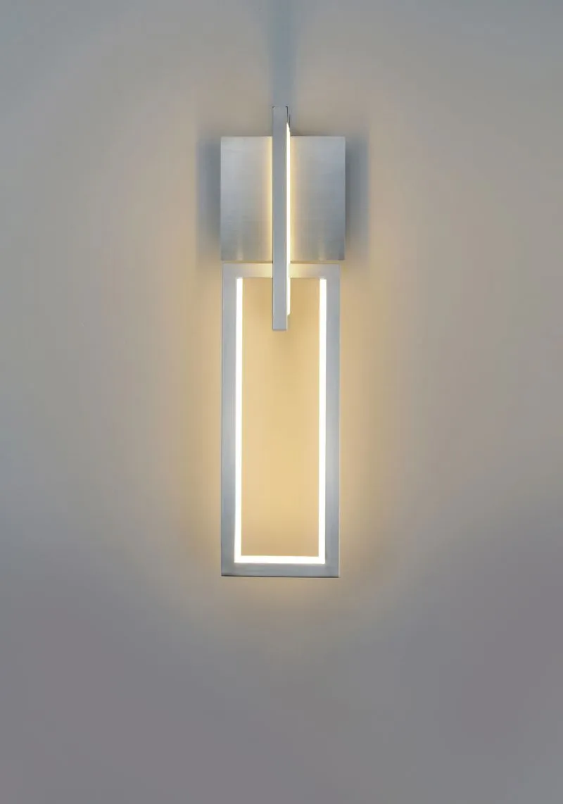 Link 20.25" 2 Light Wall Sconce in Satin Nickel