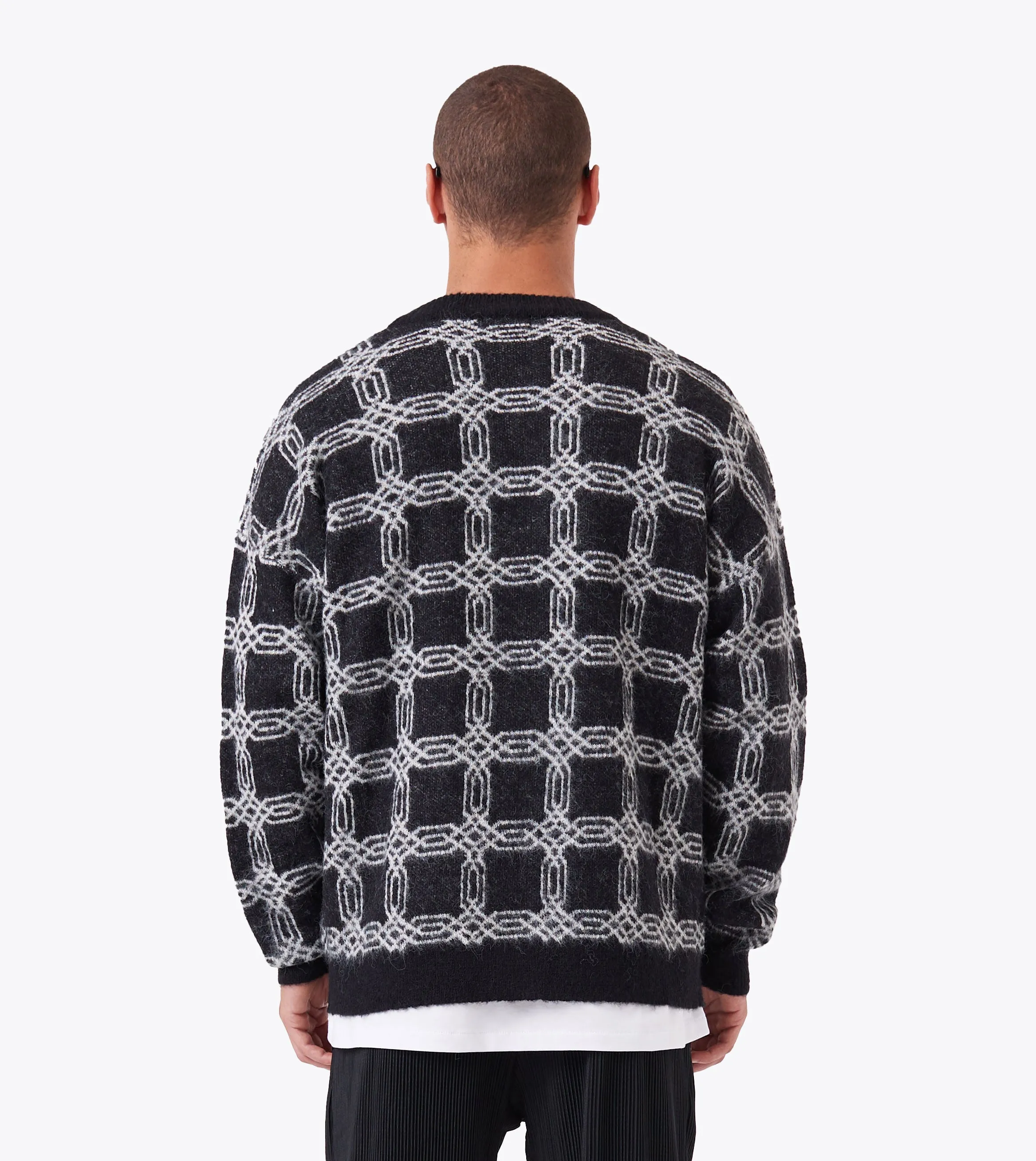 Link-Up Lowgo Cardigan Black/White