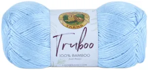 Lion Brand Truboo Yarn - Light Blue 3.5oz/100g*