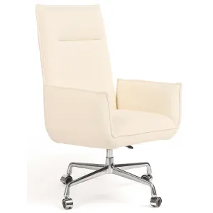 Lionel Desk Chair, Kerbey Ivory