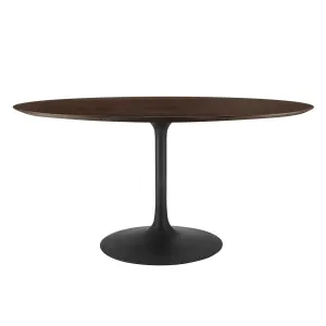 Lippa 60" Oval Wood Grain Dining Table