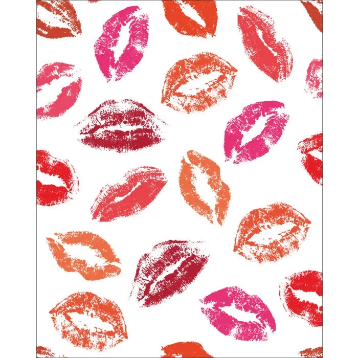 Lipstick Kisses Printed Backdrop