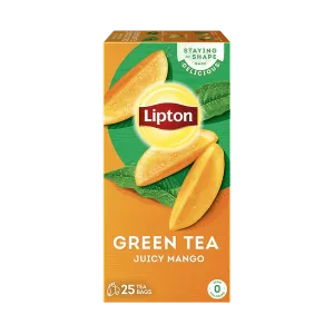 LIPTON GREEN TEA JUICY MANGO 25 TEA BAGS