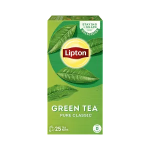 LIPTON GREEN TEA PURE CLASSIC 25 TEA BAGS