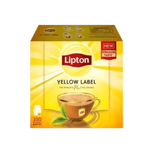 LIPTON YELLOW LABEL BLACK TEA 100 TEA BAGS