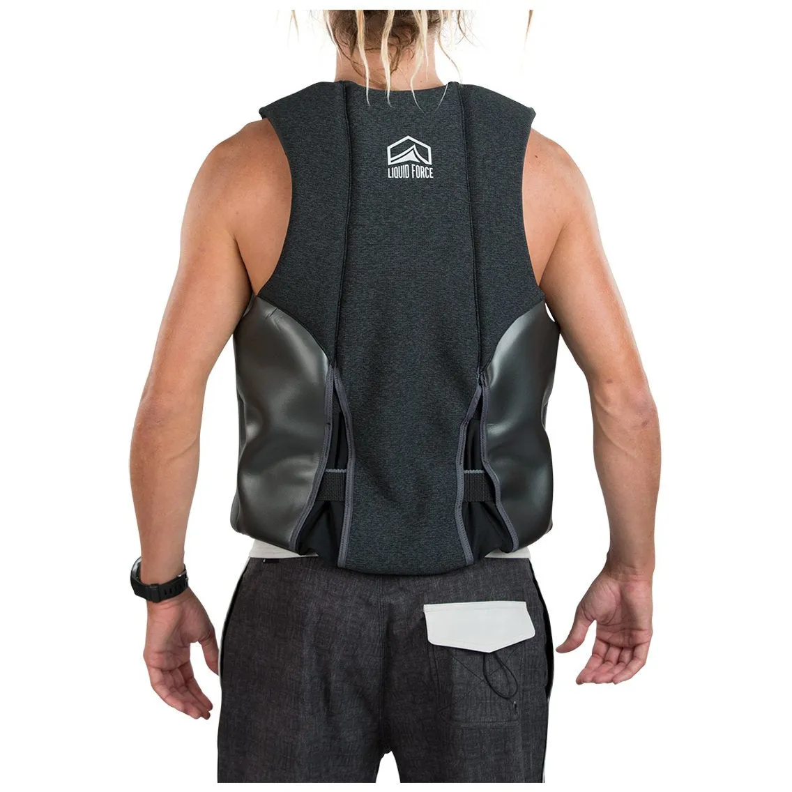 Liquid Force 2021 Axis CGA Wake Vest-Mens Black