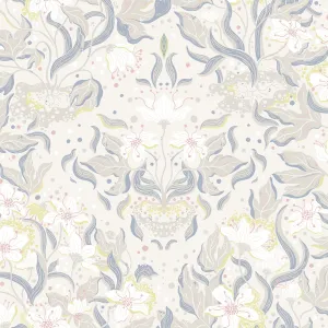 Lisa Bone Floral Damask Wallpaper