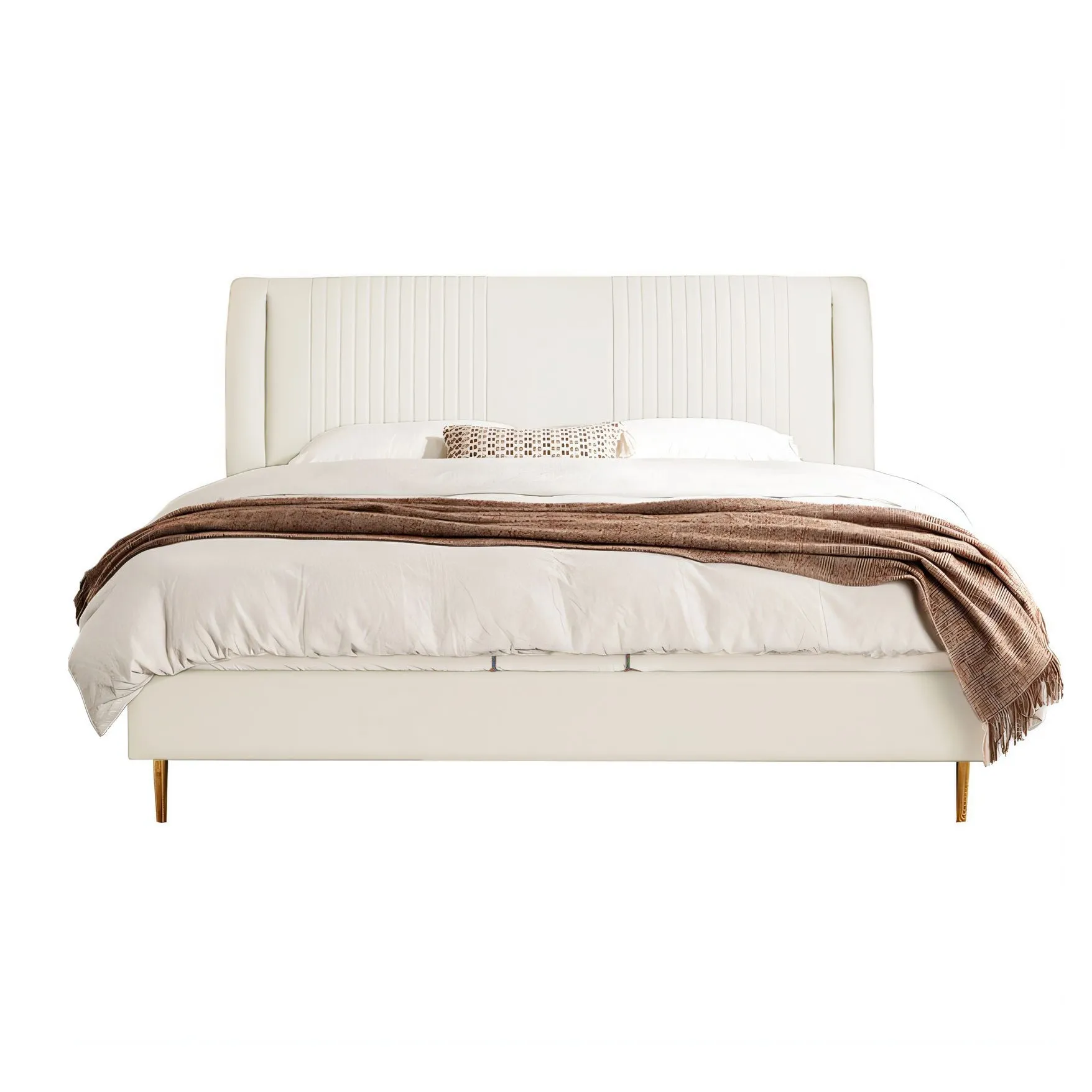 LISA Leather Upholstered Bed