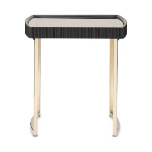 LISBON Black End Table - Michael Amini