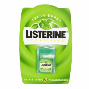 Listerine Freshburst PocketPaks Breath Strips - Pack of 24