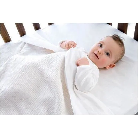 Little Bamboo - Cot Sheet Set White