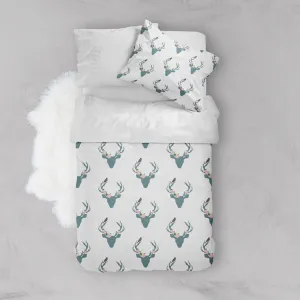 Little Birdy Pink Rose and Deer Crib and Toddler Bedding Collection