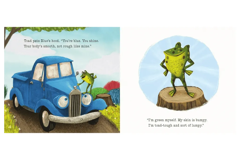 Little Blue Truck Feeling Happy: A Touch-and-Feel Book by Alice Schertle