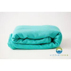 Little Frog Woven Wrap - Jacquard Mint Cube