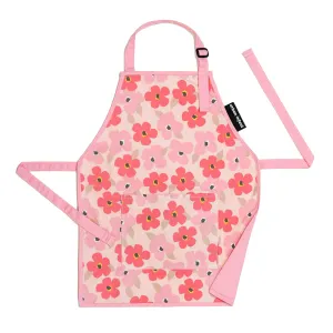 Little Helper Kids Apron - Pink Poppies