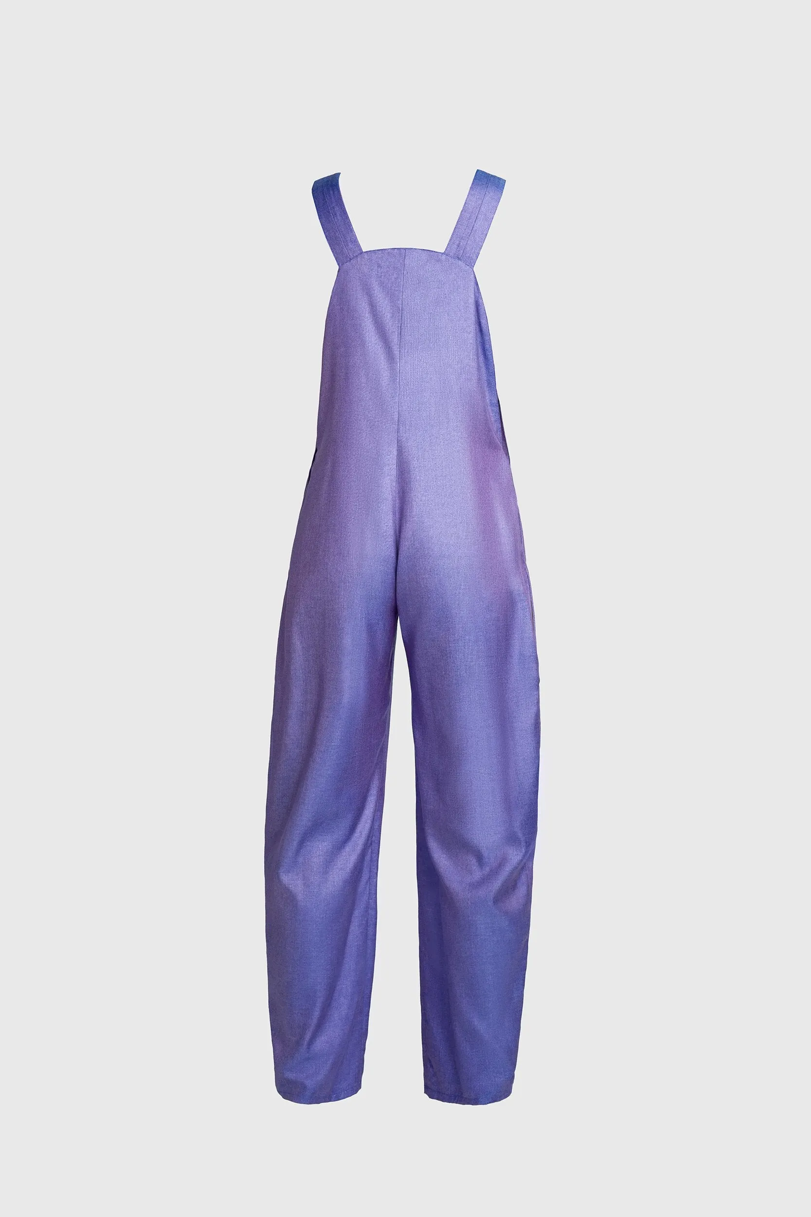 Little Monster Overalls - Purple Blue