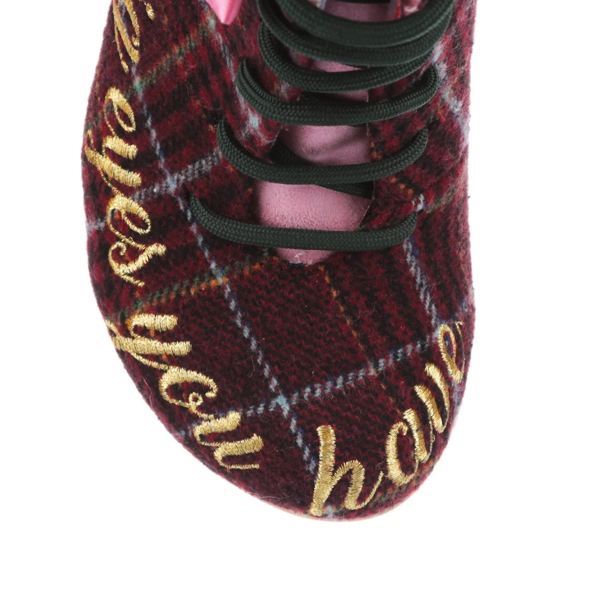 Little Red Boots In Chocolate By Irregular Choice