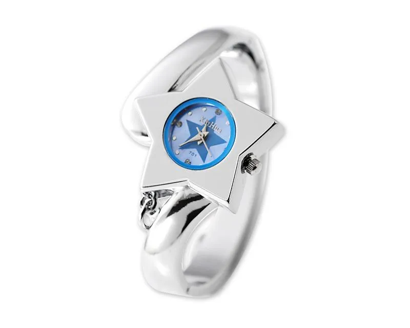 Little Star Women Crystal Bangle Watch