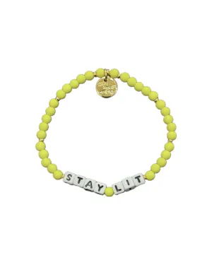 Little Word Bracelet Stay Lit