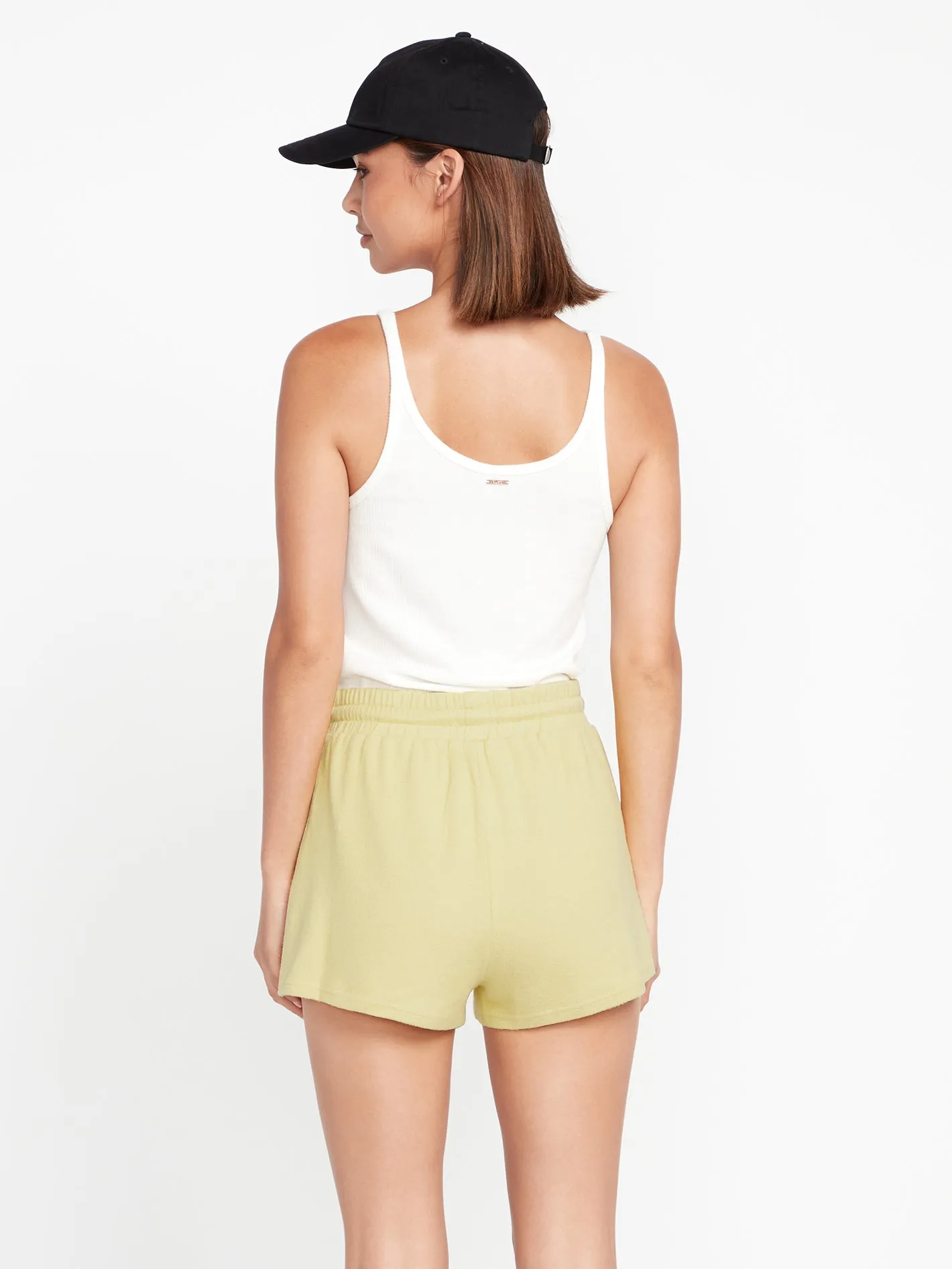 Lived in Lounge Fleece Shorts - Citron