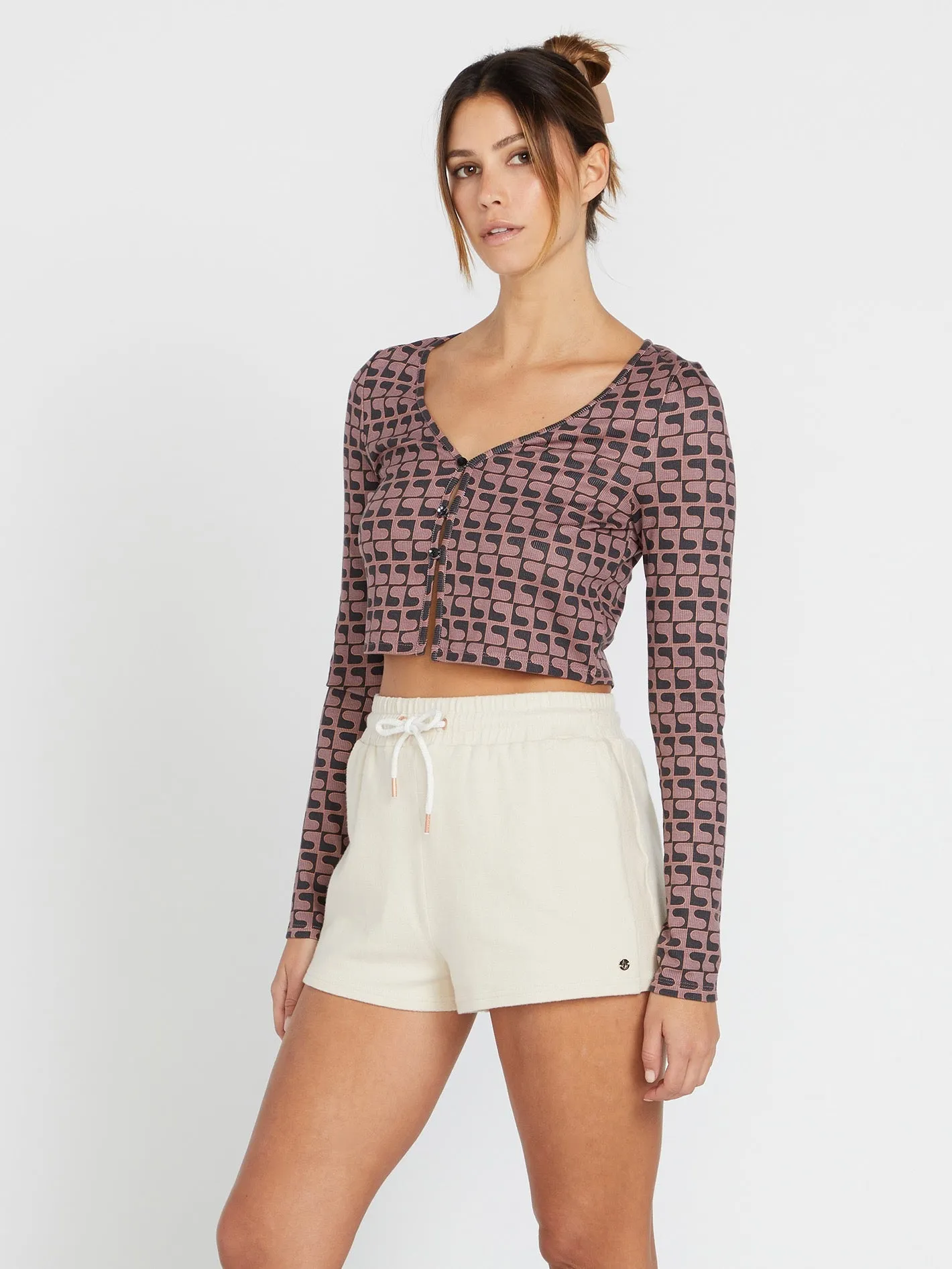 Lived in Lounge Fleece Shorts - Cream