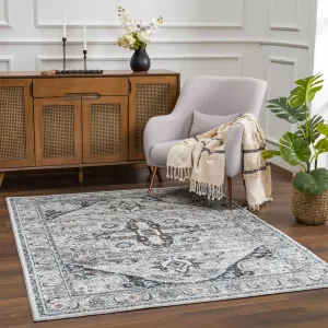 Liverpool Gray & Blue Area Rug - Clearance