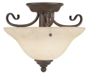 Livex Coronado 1 Light Imperial Bronze Ceiling Mount - C185-6109-58