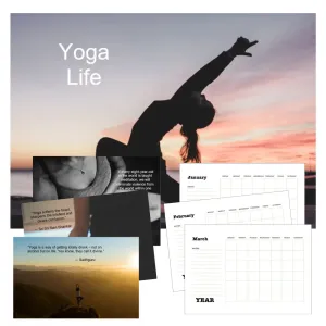 Living the Yoga Life Calendar PLR