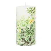 Living Wall Printed Pillar Candle