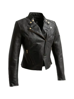 Lizette Womens Fashion Leather Jacket