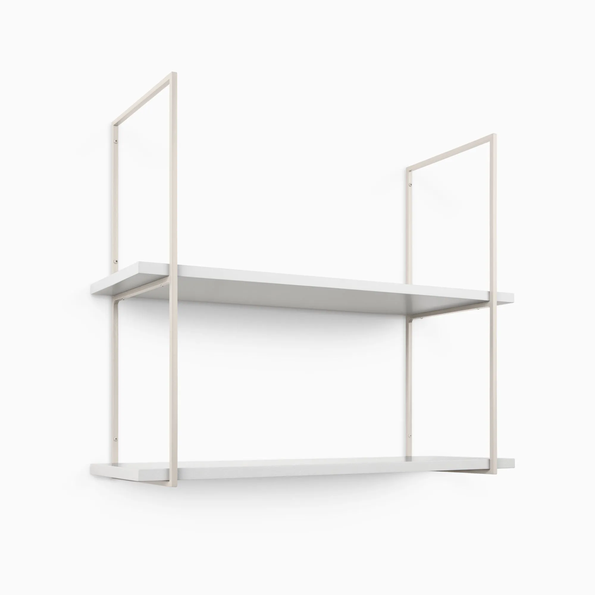 Lloyd White 2 Tiered Shelf